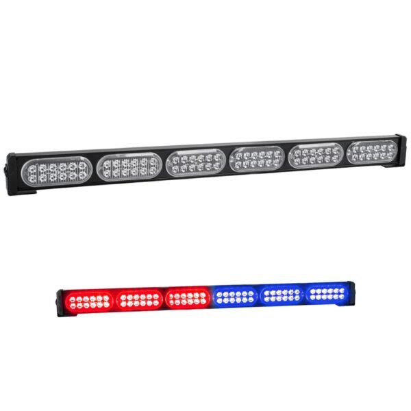BARRA DE LUZ LED 8 MODULOS VARIAS FUNCIONES RD/BL 82CMX5.2CMX3CM