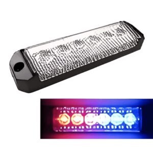 LUZ LATERAL 24 LEDS ROJO/AZUL 11.8 X 2.8 X 1.6CM