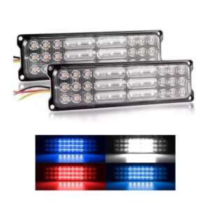 LUZ LATERAL 36 LEDS AZUL/BLANCO/ROJO/AZUL 19 X 5.5 X 1CM