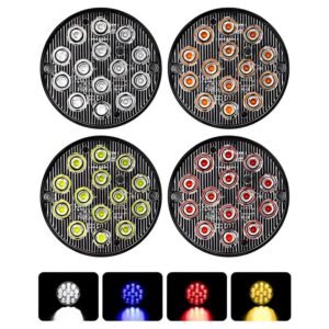 CODIGO PATRULLA UNIV 14 LEDS C/FUNC P/INT/EXT AZUL 8X1CM