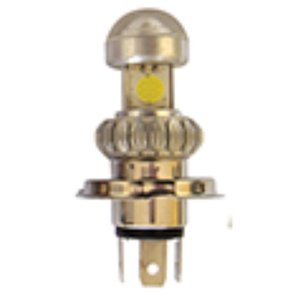 FOCO DE LED PARA MOTOCICLETA 18W ENTRADA H4 PLATA
