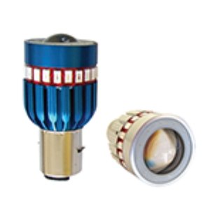 FOCO DE LED 20W PARA MOTOCICLETA CON ARILLO DE LED ENTRADA HD COLOR AZUL