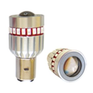 FOCO DE LED 20W PARA MOTOCICLETA CON ARILLO DE LED ENTRADA HD COLOR PLATA