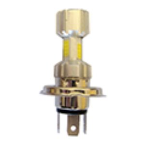 FOCO DE LED PARA MOTOCICLETA 18W ENTRADA H4 PLATA