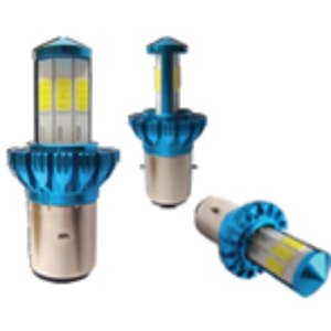FOCO DE LED PARA MOTOCICLETA 18W ENTRADA HD AZUL 6 CARAS