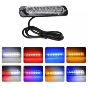 CODIGO PATRULLA UNIV 6 LEDS C/FUNC P/INT/EXT BLANCO