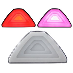 LUZ DE STOP UNIVERSAL LED 12V ROJO ROSA LUZ FIJA + TIPO ESCALERA + ESTROBO