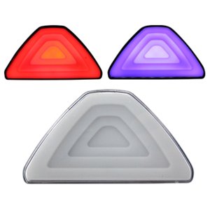 LUZ DE STOP UNIVERSAL LED 12V ROJO MORADO LUZ FIJA + TIPO ESCALERA + ESTROBO