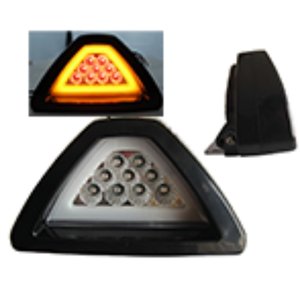 STOP UNIVERSAL P/MOTOCICLETA 9 LEDS CON LUZ GEL 12/24V G-AMBAR/L-ROJO