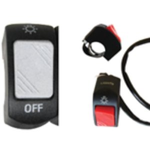 SWITCH PARA MOTOCICLETA 1 BOTON BLANCO