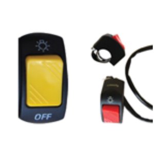 SWITCH PARA MOTOCICLETA 1 BOTON AMARILLO