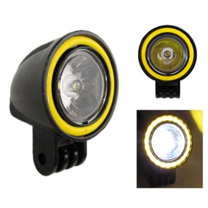 FARO DE LED MINI CON DRL LUZ FIJA Y ESTROBO AMARILLO 5.2 X 7.3 X 5.2CM