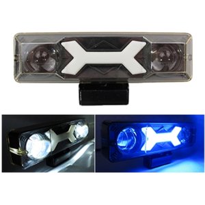 FARO DE LED DE ALTA INTENSIDAD CON DRL ROJO/AZUL 13.9 X 3.9 X 3CM