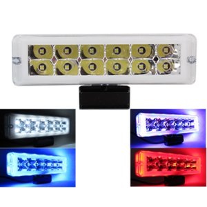 FARO DE LED DE ALTA INTENSIDAD CON ARILLO DE GEL ROJO/BLANCO/AZUL 13.8X3.8X2.7CM