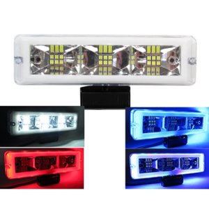 FARO DE LED DE ALTA INTENSIDAD CON ARILLO DE GEL ROJO/BLANCO/AZUL 13.8X3.8X2.7CM