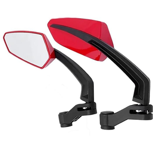 ESPEJO UNIVERSAL PARA MOTO FLECHA ROJA (PAR)