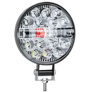 FARO REDONDO C/ LUZ AZUL/ROJO AL CENTRO, 24 LEDS (PAR)