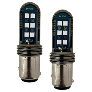 FOCO 1034 CON 12 HIPER LEDS FIJO Y ESTROBO BLANCO (PAR)