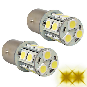 FOCO 1034 CON 13 HIPER LEDS AMARILLO CON FLASH (PAR)