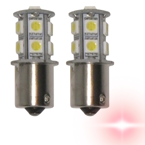 FOCO 1141 CON 13 HIPER LEDS ROJO CON FLASH (PAR)