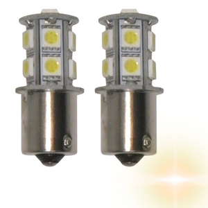 FOCO 1141 CON 13 HIPER LEDS AMARILLO CON FLASH (PAR)