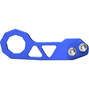 GANCHO DE ARRASTRE DE ALUMINIO UNIVERSAL CURVO AZUL (PIEZA)