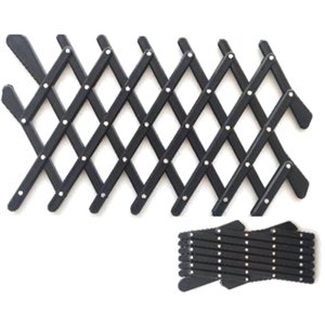 REJILLA DE PLASTICO PARA VENTANA DE AUTO, PARA SEGURIDAD DE MARCOTAS, MEDIANA NEGRA