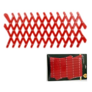 REJILLA DE PLASTICO PARA VENTANA DE AUTO, PARA SEGURIDAD DE MARCOTAS, GRANDE ROJA