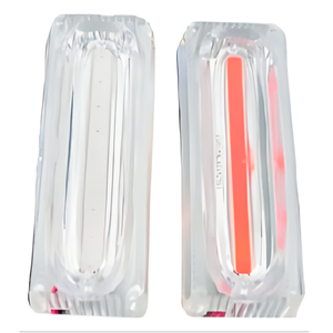 ESTROBO DE  LEDS DOBLE CON PROBADOR ROJO, FUNCIÓN FIJA Y ESTROBO COB" (PAR)
