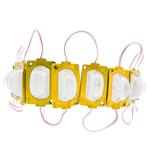 TIRA TIPO CHIP CON LUPA CON 3 LED AMARILLO (PAR)