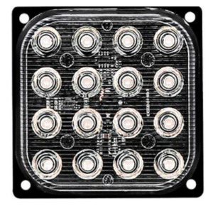 ESTROBO CON 16 LEDS Y FUNCIONES BLANCO (PIEZA)
