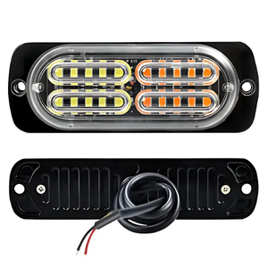ESTROBO CON 20 LEDS Y 16 FUNCIONES BLANCO / AMBAR (PIEZA)