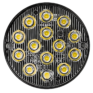 ESTROBO REDONDO CON 14 LEDS Y FUNCIONES AMBAR (PIEZA)