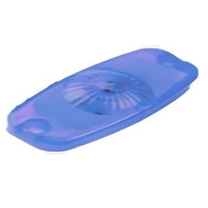 PLAFON CUADRADO CON 11 LEDS AZUL 10 x 4.9 cm CON FUNCIONES FLASH Y LUZ FIJA. 10 PIEZAS POR BOLSA. (BOLSA 10 PZA)