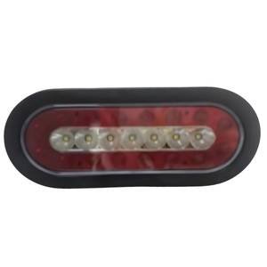 PLAFON OVALADO CON 7 LEDS CENTRALES BLANCO, BISEL PLASTICO Y OJO DE ÁNGEL 19 X 56 CM (PIEZA)