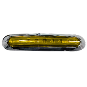 PLAFON RECTANGULAR CON 16 LEDS AMBAR (JUEGO)