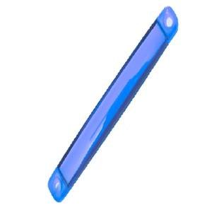 PLAFON OVALADO CON 9 LEDS TIPO GEL DE PLASTICO CON FUNCIONES DE LUZ FIJA  AZUL 10 X 1.6 CM X 1.6 CM. 10 PIEZAS POR BOLSA (BOLSA 10 PZA)