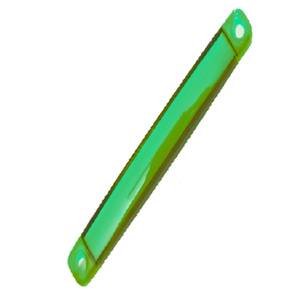 PLAFON OVALADO CON 9 LEDS TIPO GEL DE PLASTICO CON FUNCIONES DE LUZ FIJA VERDE 10 X 1.6 CM X 1.6 CM. 10 PIEZAS POR BOLSA (BOLSA 10 PZA)