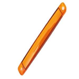 PLAFON OVALADO CON 9 LEDS TIPO GEL DE PLASTICO CON FUNCIONES DE LUZ FIJA AMARILLO  10 X 1.6 CM X 1.6 CM. 10 PIEZAS POR BOLSA. (BOLSA 10 PZA)
