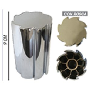 CUBRE TUERCAS PLASTICO CON ROSCA 33MM
