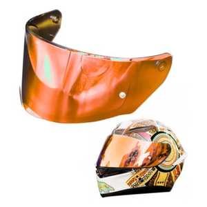VISOR PARA CASCO DE MOTOCICLISTA PI 30 NARANJA (Pieza)