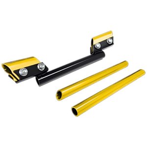 MANUBRIO UNIVERSAL DE ALUMINIO PARA MOTOCICLETA AMARILLO