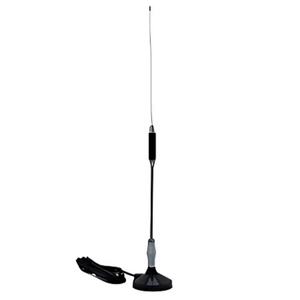 ANTENA PARA RADIO TIPO C.B. CON IMÁN, 2 SECCIONES, RESORTE Y AMPLIFICADOR (PIEZA)