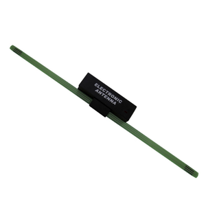 ANTENA PARA PARABRISAS CON LED BASE CUADRADA VERDE 34 CM (PIEZA)
