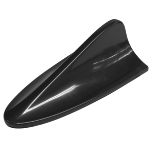 ANTENA DE ADORNO TIPO TIBURÓN LARGA NEGRA (PIEZA)