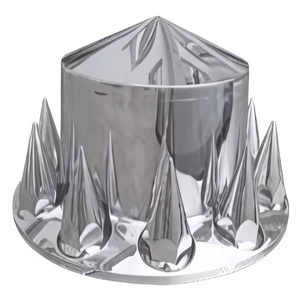 COPA ALTA CROMADO PARA RIN DE CAMIÓN CON 10 CAPUCHONES DE PICO. 59 CM. (PIEZA)