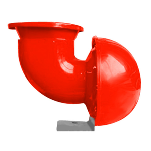 CLAXON DE TORO ROJO GRANDE (PIEZA)