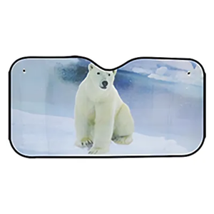 PARASOL DOBLE BURBUJA DE 146X70 CM DE OSO POLAR (PIEZA)
