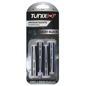 DESODORANTE TIPO CLIP PARA VENTILADOR  4PZAS BLACK ICE (JUEGO)