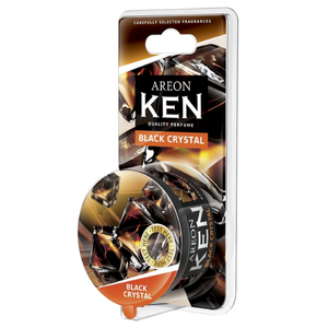 DESODORANTE AREON LÍNEA KEN BLISTER-BLACK CRYSTAL (PIEZA)